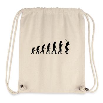Baseball Evolution Shirt - Sport - Stanley/Stella recycelter Gym Bag - Naturweiß - Vorne
