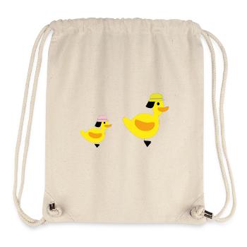Fire Ducks - Girls - Stanley/Stella Recycled Gym Bag - natural - Front