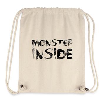 Monster Inside - Stanley/Stella Recycled Gym Bag - natural - Front