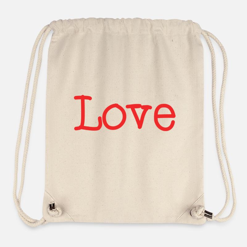 ICH LIEBE DICH. ICH HABE GERADE GEHEIRATET. Junggesellinnenabschied. VALENTINSTAG - Stanley/Stella recycelter Gym Bag - Naturweiß