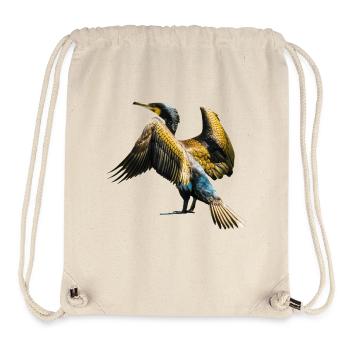 cormorant cormorant voegel birds animal animals - Stanley/Stella Recycled Gym Bag - natural - Front