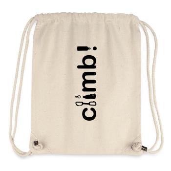 "climb" - Klettern! - Stanley/Stella recycelter Gym Bag - Naturweiß - Vorne
