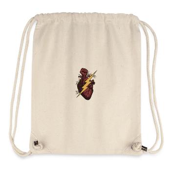 Rebellious Heart | Rock Music Power Vintage - Stanley/Stella Recycled Gym Bag - natural - Front