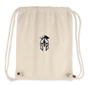 Spartan Helmet Contrast Art - Stanley/Stella Recycled Gym Bag - natural - Front