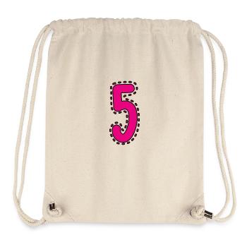 5. 5 YEARS. 5th ANNIVERSARY - Stanley/Stella Recycled Gym Bag - natural - Front