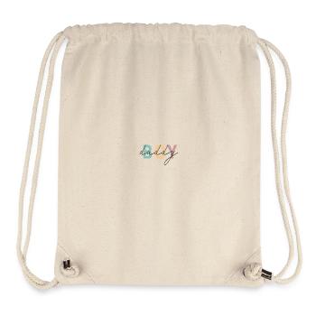 T-shirt Papa Garçon – Design Proud Daddy - Sac à cordon recyclé Stanley/Stella - blanc naturel - Devant