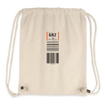 Flughafen Graz GRZ - Stanley/Stella recycelter Gym Bag - Naturweiß - Vorne