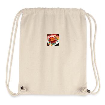 Vibrant Fireside Bloom - Stanley/Stella Recycled Gym Bag - natural - Front