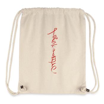 Para Siempre Schriftzug - Stanley/Stella recycelter Gym Bag - Naturweiß - Vorne