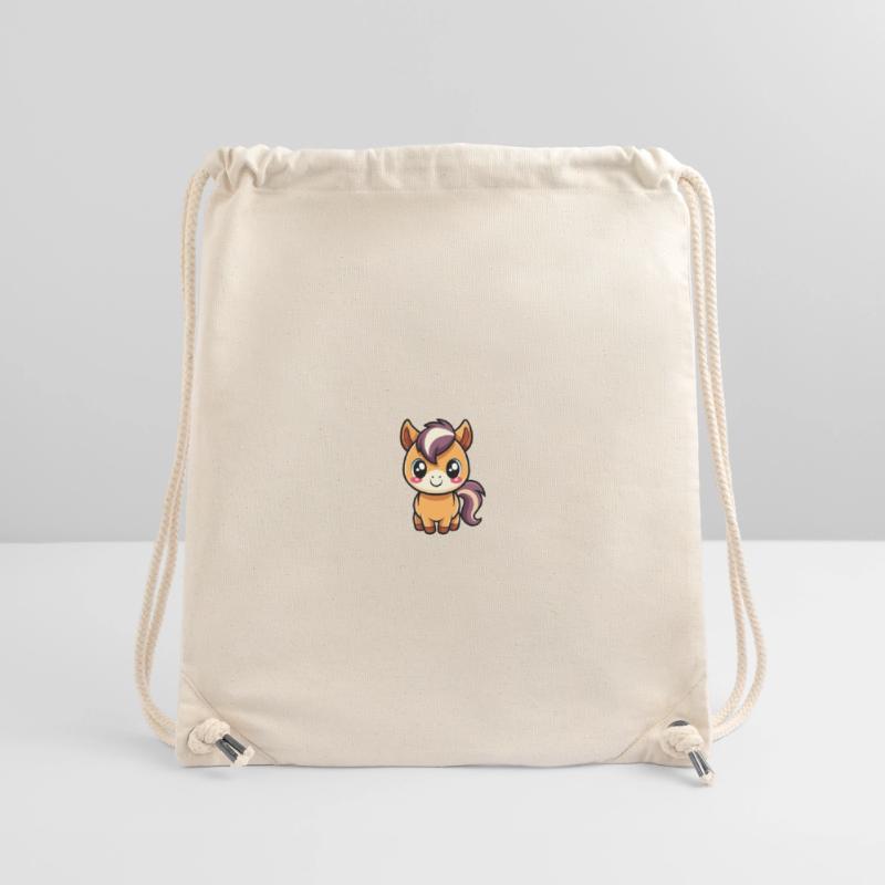 Cute chibi bangs with purple mane Stanley/Stella Recycled Gym Bag