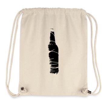 Bierflasche Draht - Stanley/Stella recycelter Gym Bag - Naturweiß - Vorne