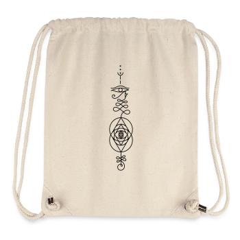 RA Totem – Ägyptische Sonnenenergie - Stanley/Stella recycelter Gym Bag - Naturweiß - Vorne