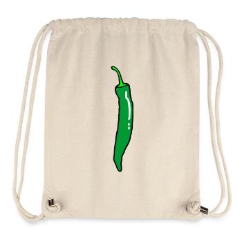 Hot chilli pepper chilli peppers - Stanley/Stella Recycled Gym Bag - natural - Front