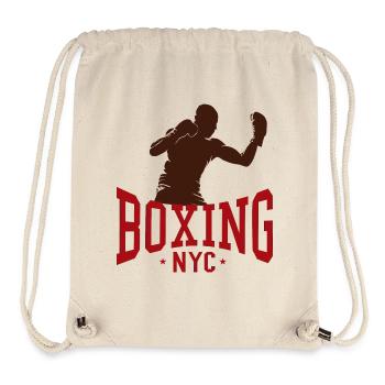 Boxing NYC - Stanley/Stella Recycled Gym Bag - natural - Front