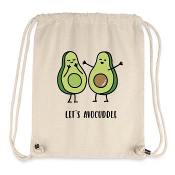 Let´s Avocuddle - Stanley/Stella recycelter Gym Bag - Naturweiß - Vorne