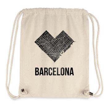 Barcelona - Stanley/Stella recycelter Gym Bag - Naturweiß - Vorne