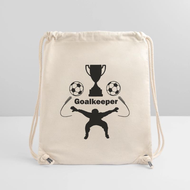 Torwart oder Torwart Schattenfigur Torwart Stanley/Stella recycelter Gym Bag