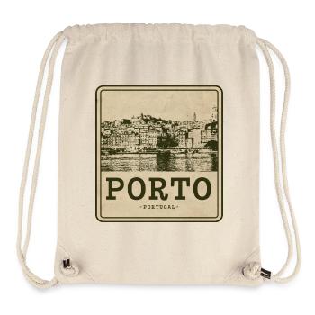 Porto Sepia Ville portuaire - Sac à cordon recyclé Stanley/Stella - blanc naturel - Devant