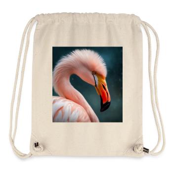 Flamingo - Stanley/Stella recycelter Gym Bag - Naturweiß - Vorne