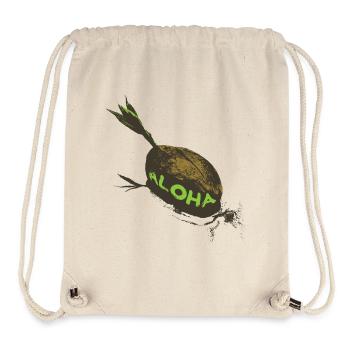 Coconut Aloha ! Friendship Palm Tiki Vacation - Stanley/Stella Recycled Gym Bag - natural - Front