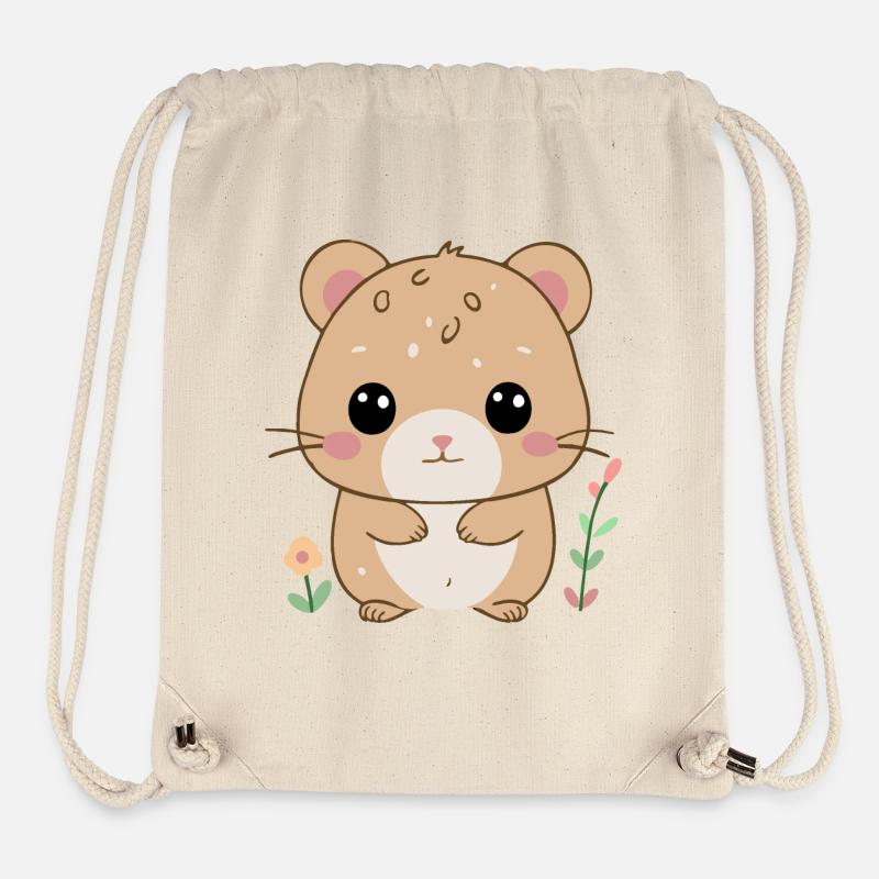 Hamster triste - Sac à cordon recyclé Stanley/Stella - blanc naturel