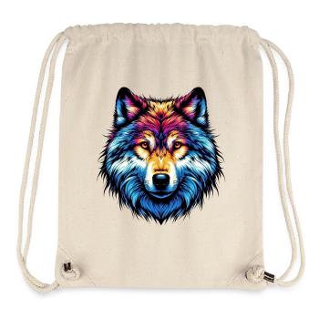 Wolf - Stanley/Stella recycelter Gym Bag - Naturweiß - Vorne