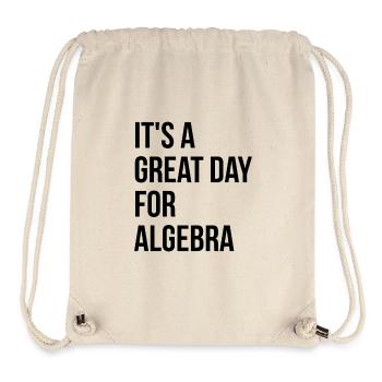 Algebra - Stanley/Stella recycelter Gym Bag - Naturweiß - Vorne
