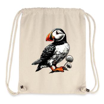 Papageitaucher - Stanley/Stella recycelter Gym Bag - Naturweiß - Vorne