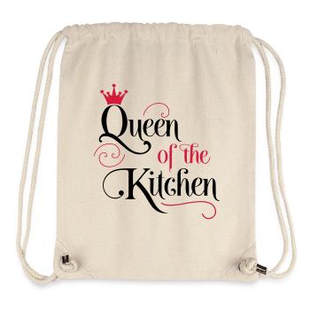 Tablier de cuisine femme - Sac à cordon recyclé Stanley/Stella - blanc naturel - Devant