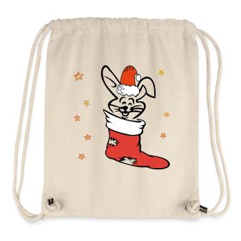 Easter Bunny St. Nicholas - Stanley/Stella Recycled Gym Bag - natural - Front