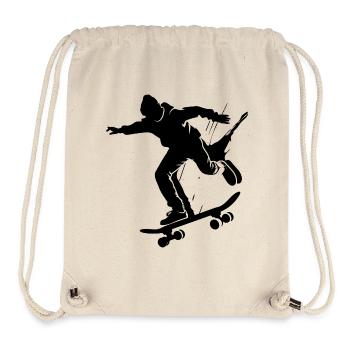 Skateboarder - Stanley/Stella recycelter Gym Bag - Naturweiß - Vorne