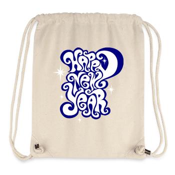 Happy New Year ! Silvester Frohes neues Jahr 2025 - Stanley/Stella recycelter Gym Bag - Naturweiß - Vorne