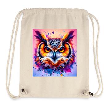 owl - Stanley/Stella Recycled Gym Bag - natural - Front