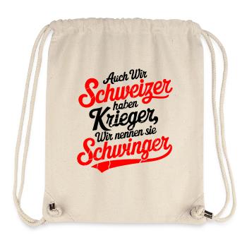 Krieger Schwinger - Stanley/Stella recycelter Gym Bag - Naturweiß - Vorne