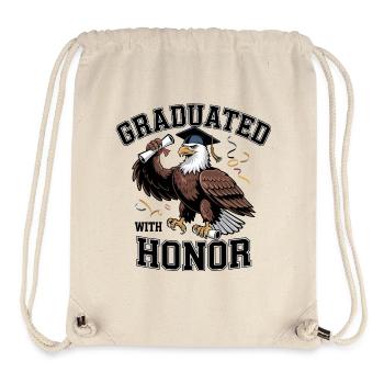Graduation Eagle - Stanley/Stella Recycled Gym Bag - natural - Front