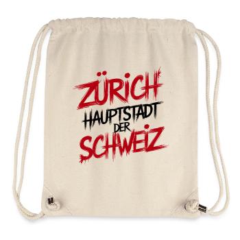 Zürich Hauptstadt der Schweiz - Stanley/Stella recycelter Gym Bag - Naturweiß - Vorne