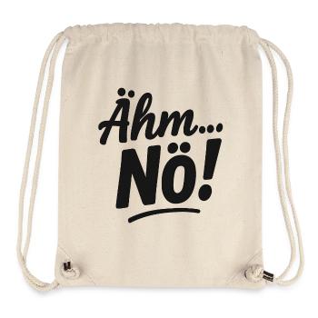 Um, nope. Scripture Saying - Stanley/Stella Recycled Gym Bag - natural - Front