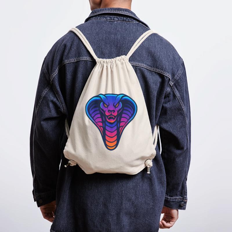 Neon Cobra Gradient Illustration Stanley/Stella Recycled Gym Bag