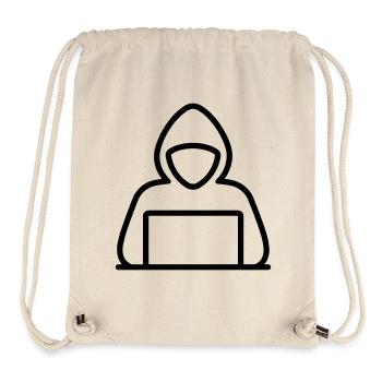 Hacker - Stanley/Stella recycelter Gym Bag - Naturweiß - Vorne