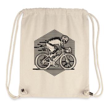 Puristisches Roadbike Thema - Stanley/Stella recycelter Gym Bag - Naturweiß - Vorne