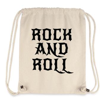 Gothic Rock and Roll Logo - Stanley/Stella recycelter Gym Bag - Naturweiß - Vorne