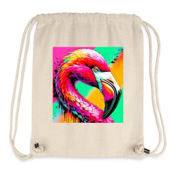 Flamant - Sac à cordon recyclé Stanley/Stella - blanc naturel - Devant