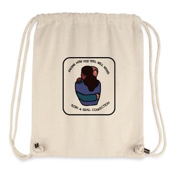 Echte Verbindung - Stanley/Stella recycelter Gym Bag - Naturweiß - Vorne