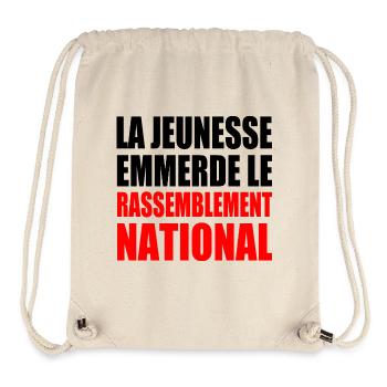 The youth fucks the National Rally - Stanley/Stella Recycled Gym Bag - natural - Front