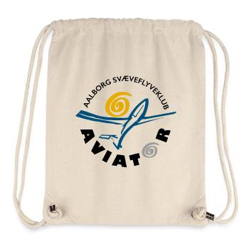 Flieger - Stanley/Stella recycelter Gym Bag - Naturweiß - Vorne
