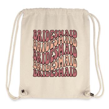 BRiIDESMAID - Brautjungfer - Stanley/Stella recycelter Gym Bag - Naturweiß - Vorne
