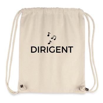 Dirigent mit Noten - Stanley/Stella recycelter Gym Bag - Naturweiß - Vorne