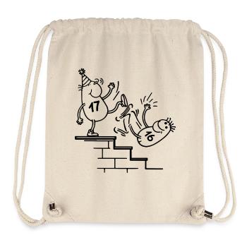 17th Birthday Party Funny For 17 Years Old - Stanley/Stella Recycled Gym Bag - natural - Front