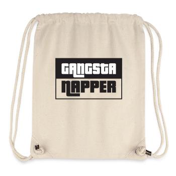 Gangsta NAPPER ! - Stanley/Stella recycelter Gym Bag - Naturweiß - Vorne