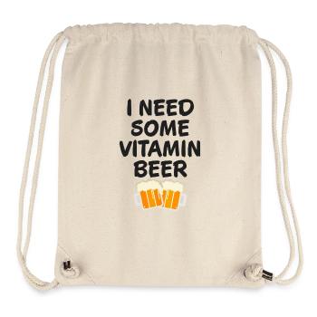 Vitamin beer - Stanley/Stella Recycled Gym Bag - natural - Front
